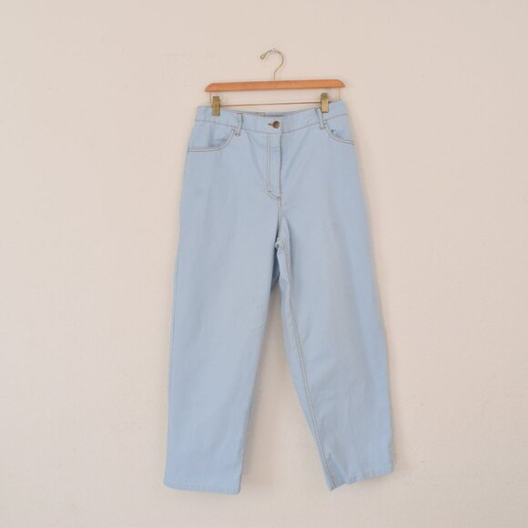 Vintage 90s Cotton/Spandex Pants by Blair size 16 PT |‎ 31-34 waist - Picture 2 of 11